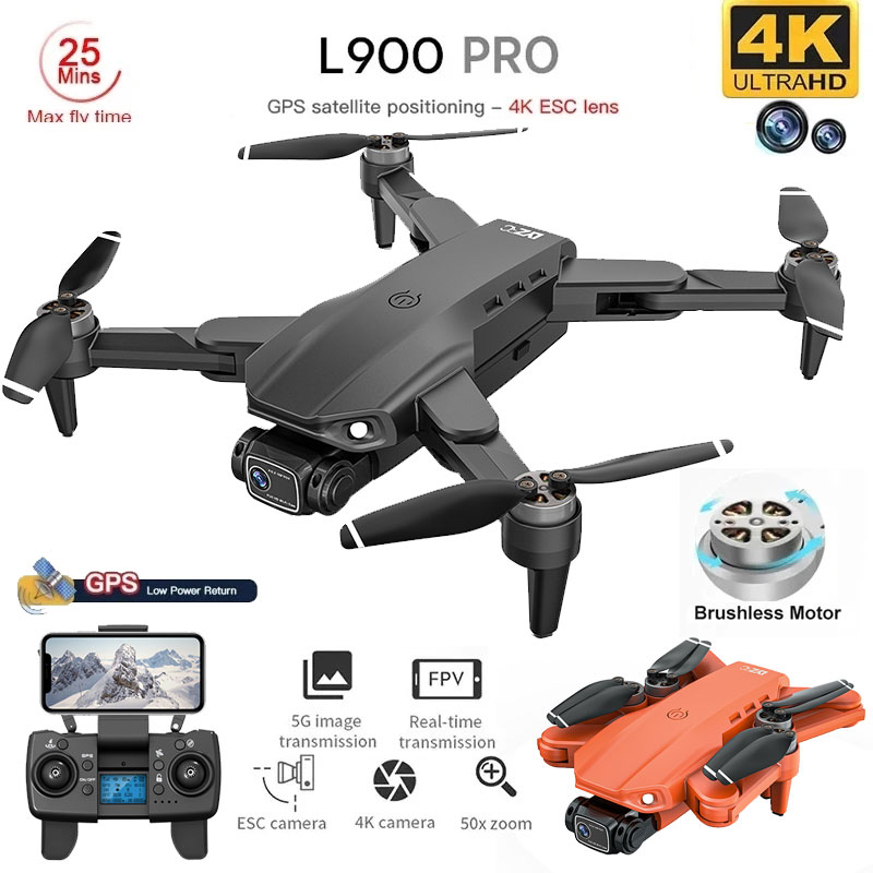 Drone Camera Hd - L900 Pro GPS Drone 4K professionnel