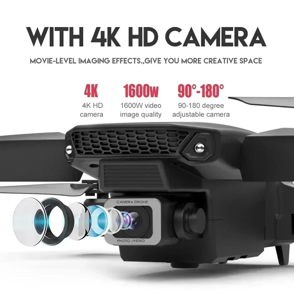 Drone E88 Pro WIFI FPV Grand A - Drone Camera Lens avis et prix