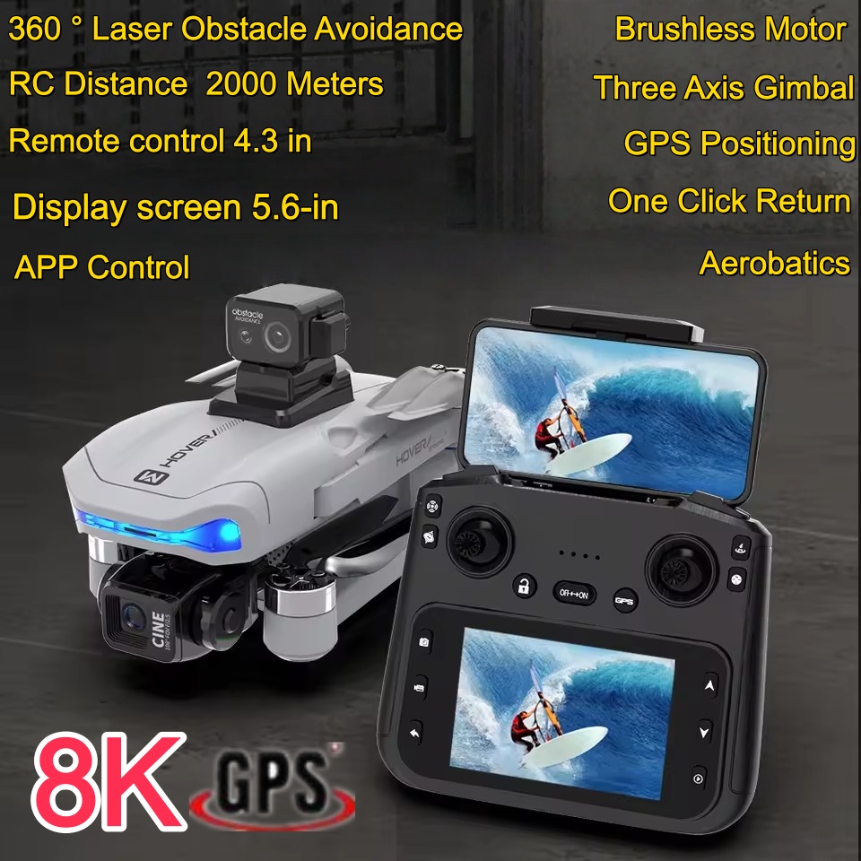 Drone 2KM avec cardan trois ax - Drone Camera With Gimbal avis et prix